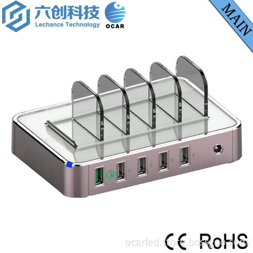 Lechance multi ports quick charger phone & tablet USB charging station